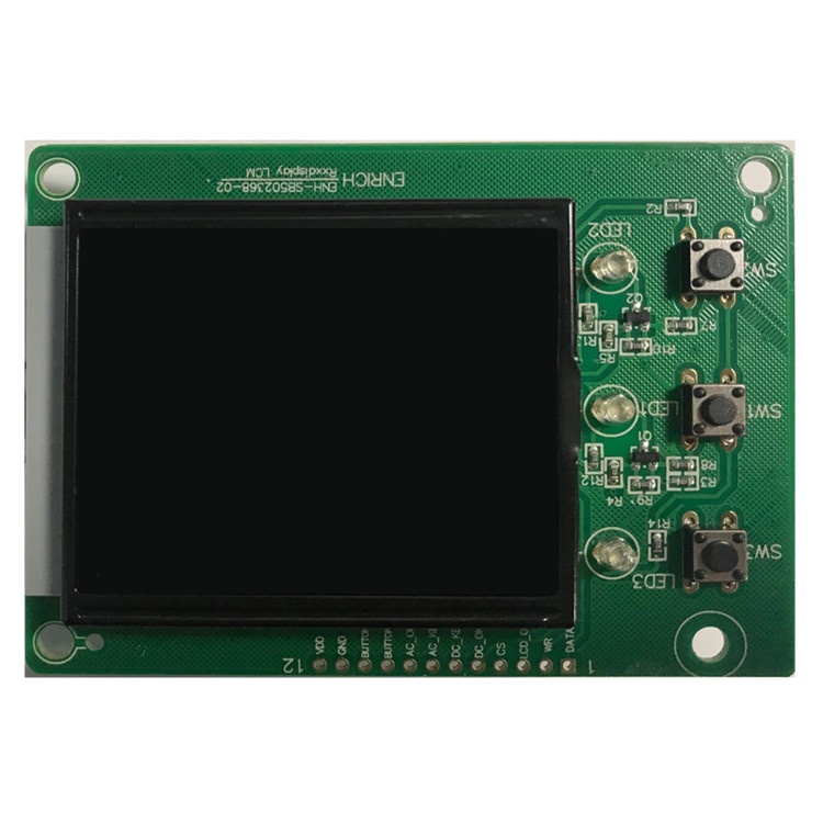 VA Segment LCD Display Module Printed Color