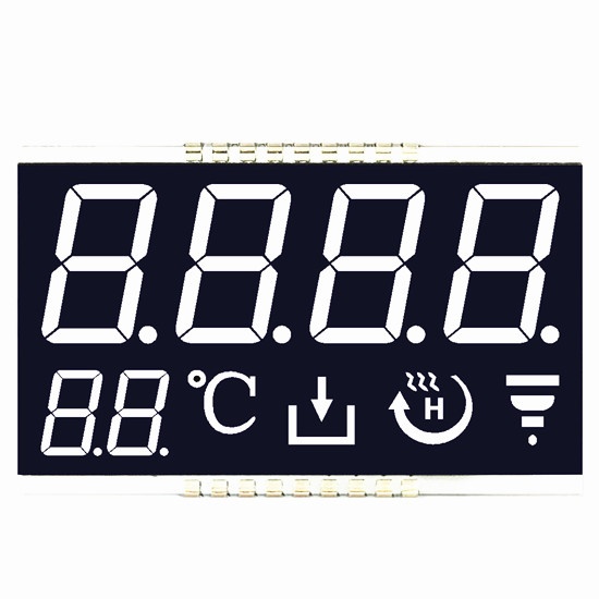 Custom Black Segment LCD PIN Connector